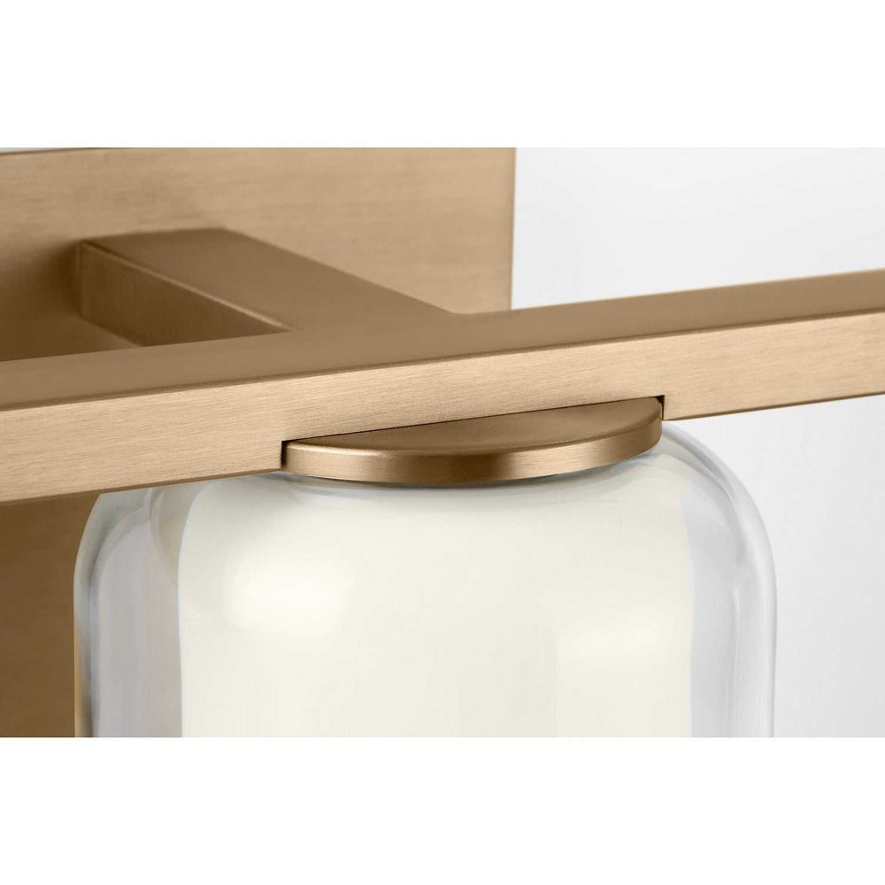 Holden Three Light Vanity in Satin Brass Visual Comfort Studio Canada