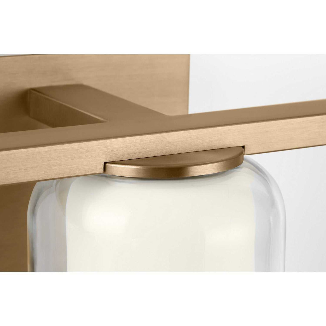 Holden Three Light Vanity in Satin Brass Visual Comfort Studio Canada