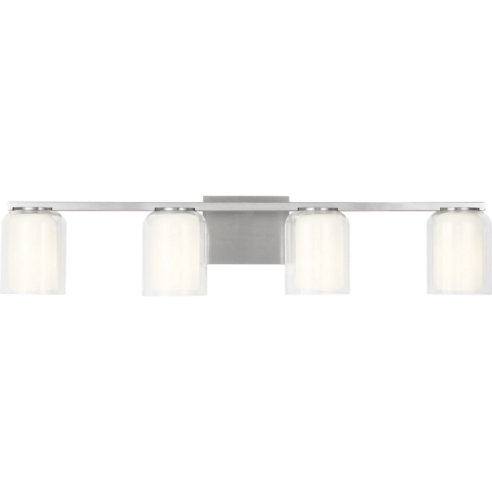 Holden Four Light Vanity in Brushed Nickel Visual Comfort Studio Canada