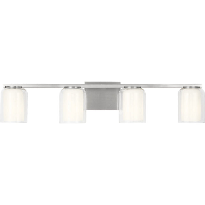 Holden Four Light Vanity in Brushed Nickel Visual Comfort Studio Canada