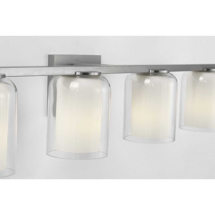 Holden Four Light Vanity in Brushed Nickel Visual Comfort Studio Canada