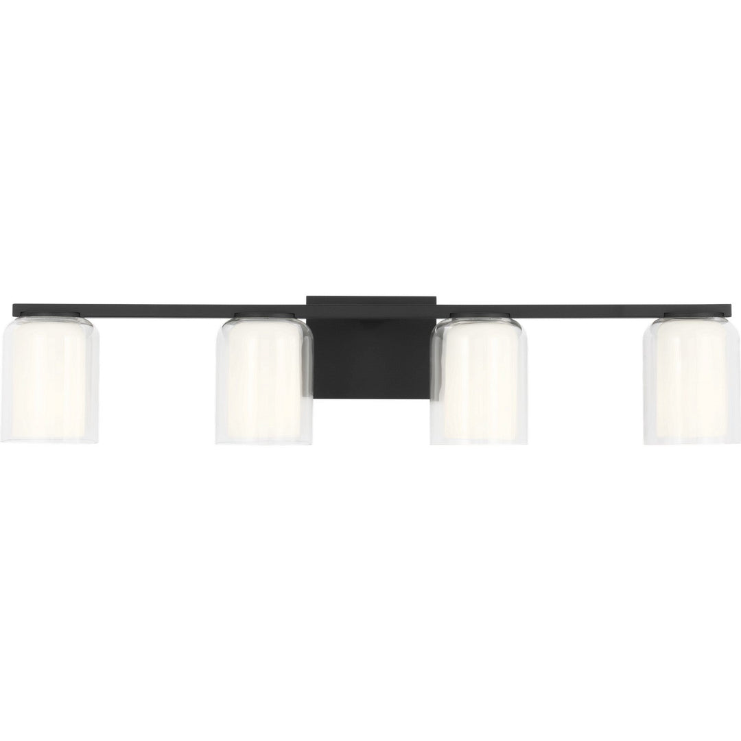 Holden Four Light Vanity in Midnight Black Visual Comfort Studio Canada