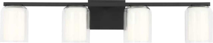 Holden Four Light Vanity in Midnight Black Visual Comfort Studio Canada