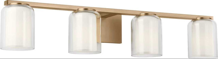 Holden Four Light Vanity in Satin Brass Visual Comfort Studio Canada