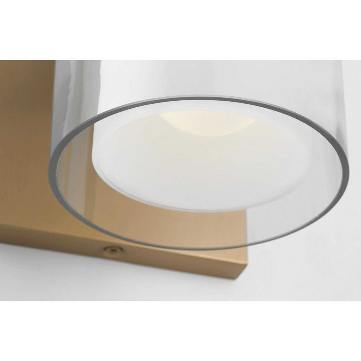 Holden One Light Wall Sconce in Satin Brass Visual Comfort Studio Canada