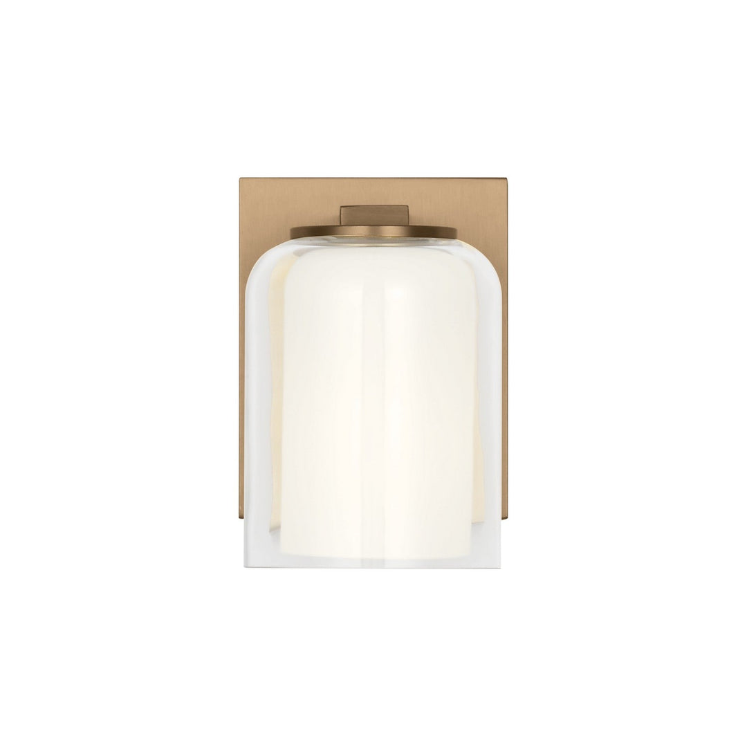 Holden One Light Wall Sconce in Satin Brass Visual Comfort Studio Canada