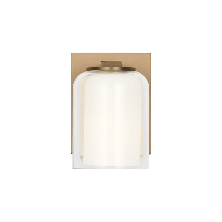 Holden One Light Wall Sconce in Satin Brass Visual Comfort Studio Canada