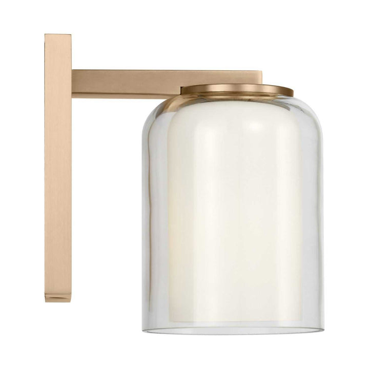 Holden One Light Wall Sconce in Satin Brass Visual Comfort Studio Canada