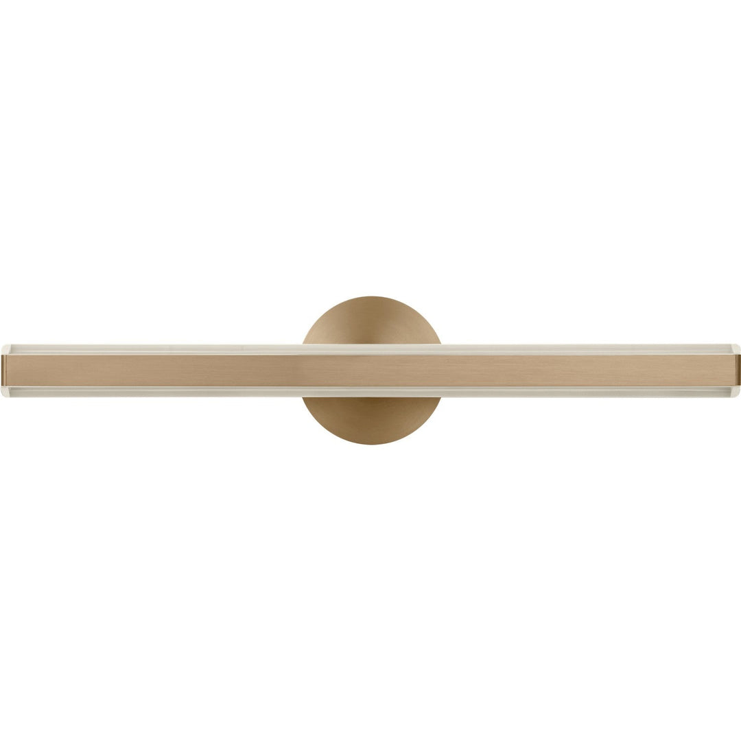 Colt LED Vanity in Satin Brass Visual Comfort Studio Canada