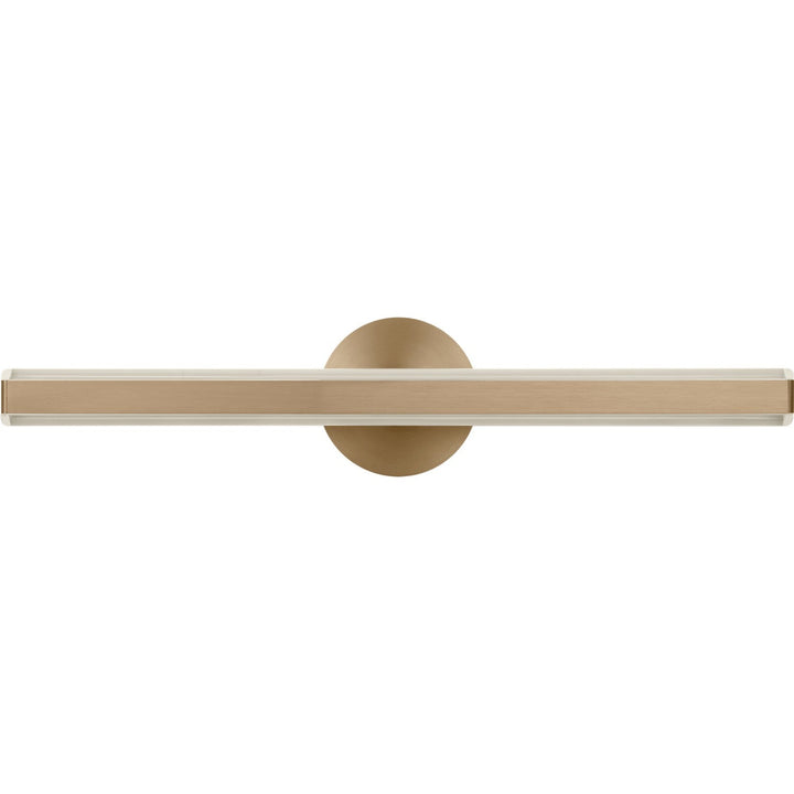 Colt LED Vanity in Satin Brass Visual Comfort Studio Canada