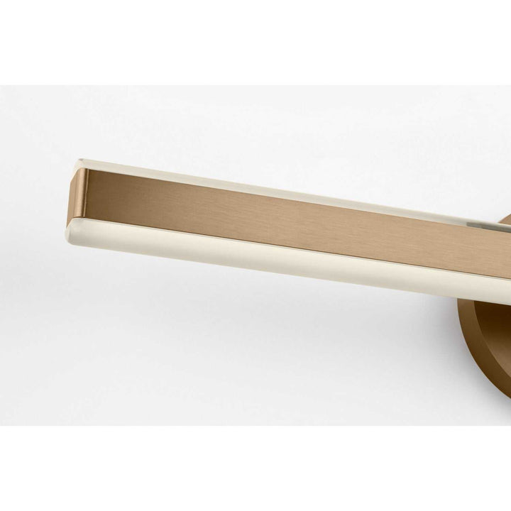 Colt LED Vanity in Satin Brass Visual Comfort Studio Canada