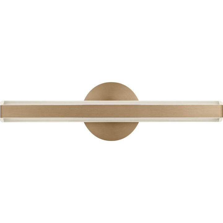 Colt LED Vanity in Satin Brass Visual Comfort Studio Canada