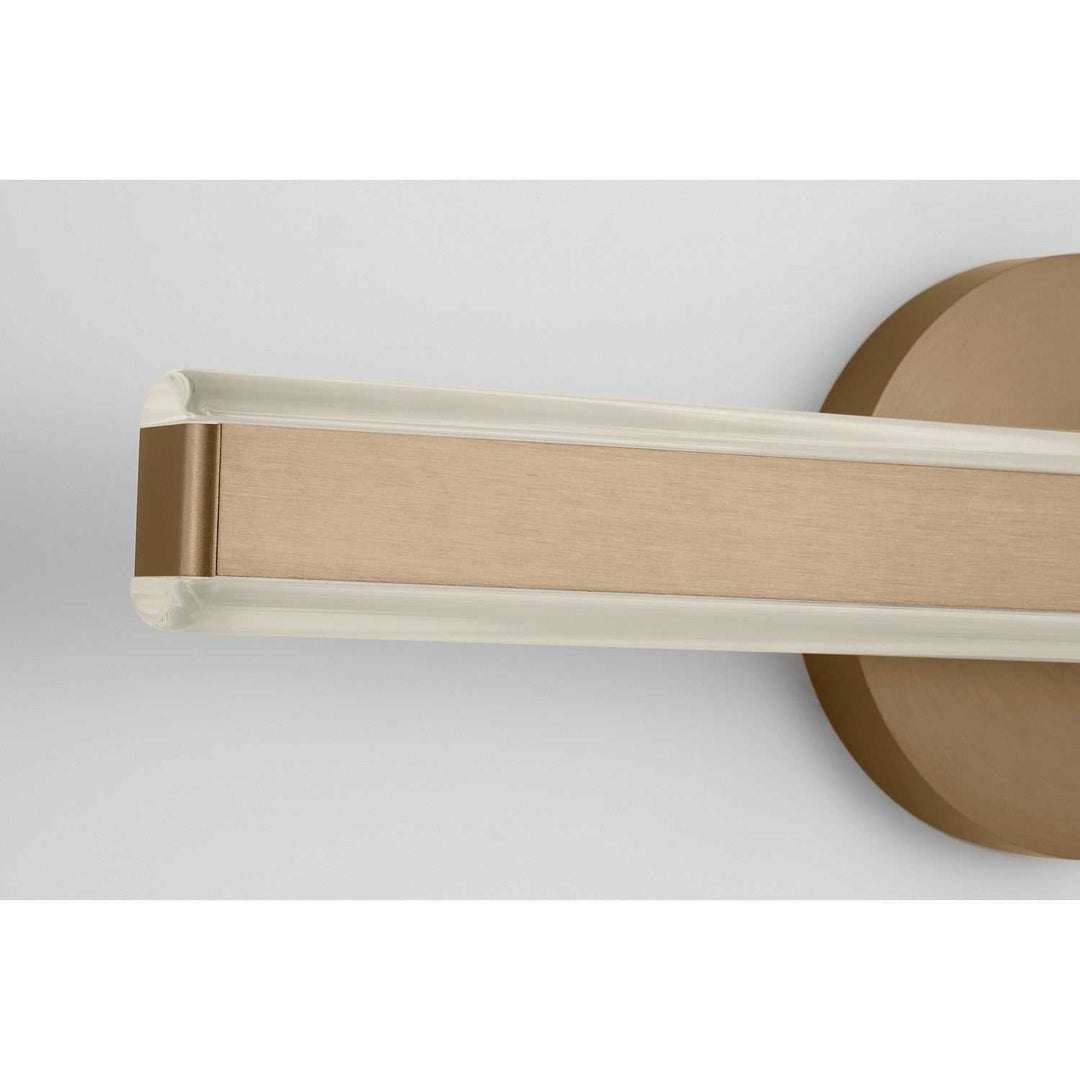 Colt LED Vanity in Satin Brass Visual Comfort Studio Canada
