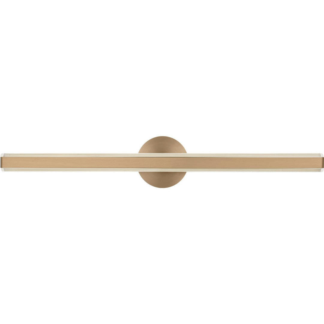 Colt LED Vanity in Satin Brass Visual Comfort Studio Canada
