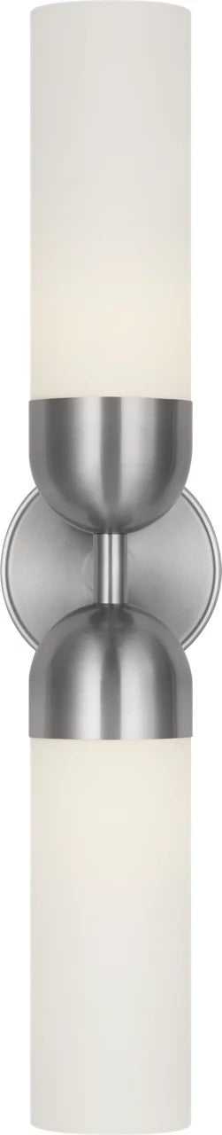 Lawson One Light Vanity in Brushed Nickel Visual Comfort Studio Canada