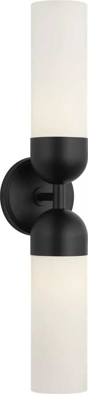 Lawson One Light Vanity in Midnight Black Visual Comfort Studio Canada