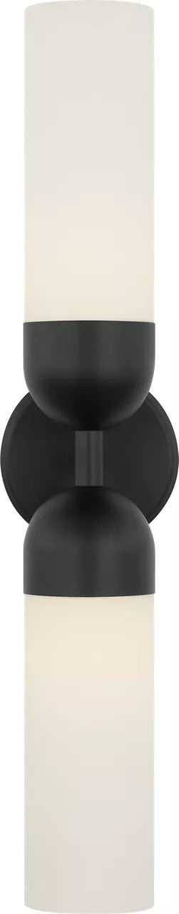 Lawson One Light Vanity in Midnight Black Visual Comfort Studio Canada