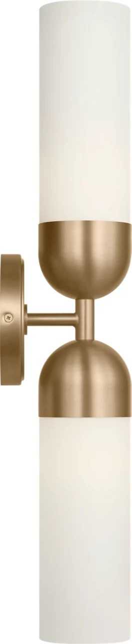 Lawson One Light Vanity in Satin Brass Visual Comfort Studio Canada