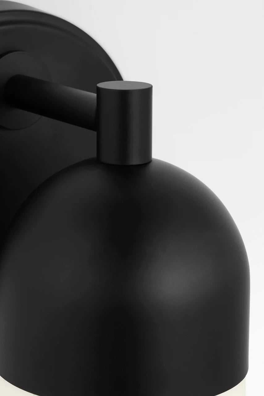 Lawson Two Light Wall Sconce in Midnight Black Visual Comfort Studio Canada