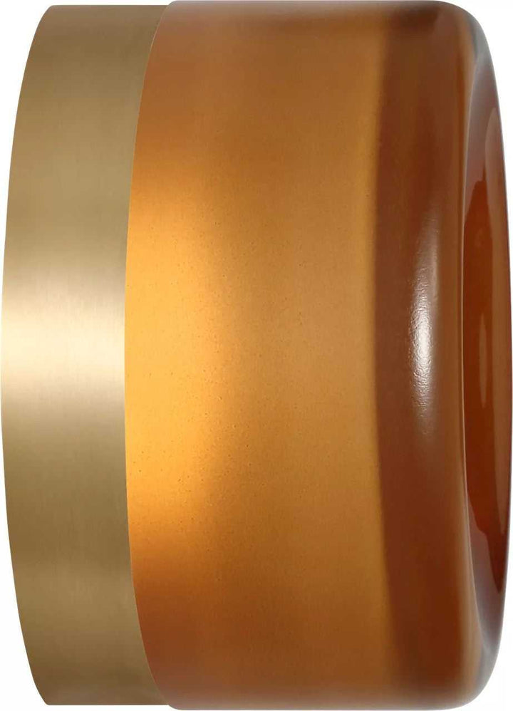Tatum LED Wall Sconce in Satin Brass Visual Comfort Studio Canada