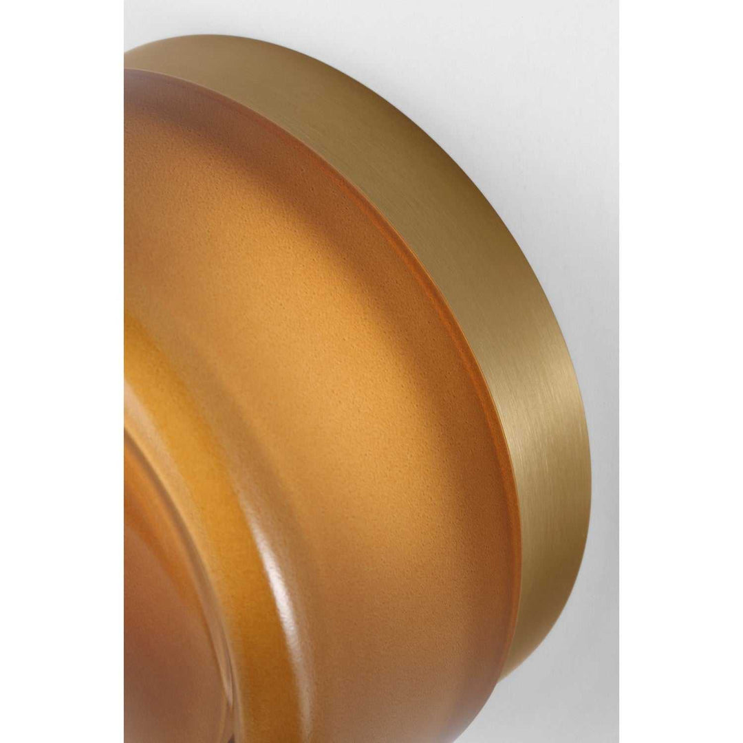 Tatum LED Wall Sconce in Satin Brass Visual Comfort Studio Canada