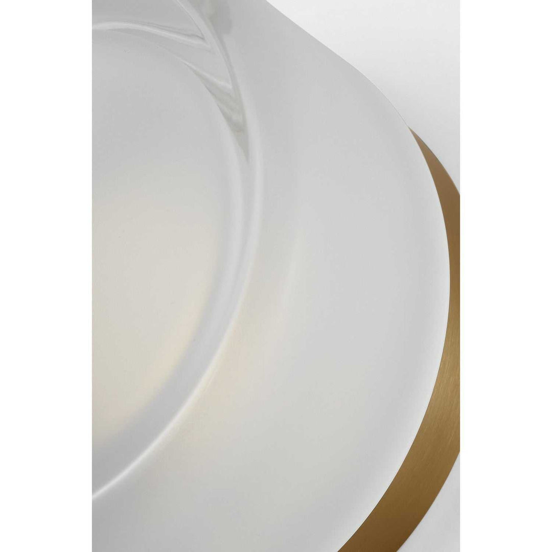 Tatum LED Wall Sconce in Satin Brass Visual Comfort Studio Canada