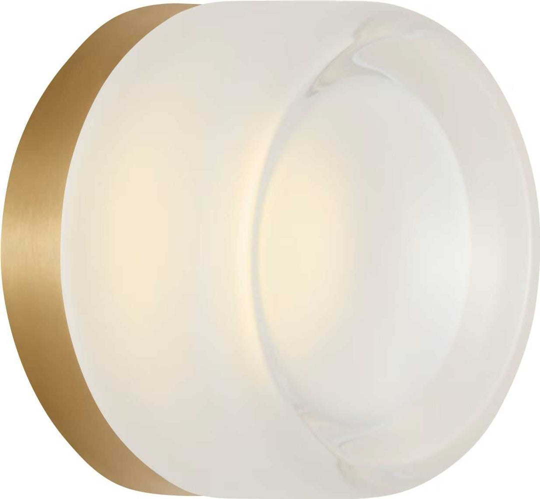 Tatum LED Wall Sconce in Satin Brass Visual Comfort Studio Canada