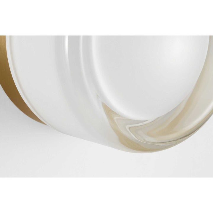 Tatum LED Wall Sconce in Satin Brass Visual Comfort Studio Canada
