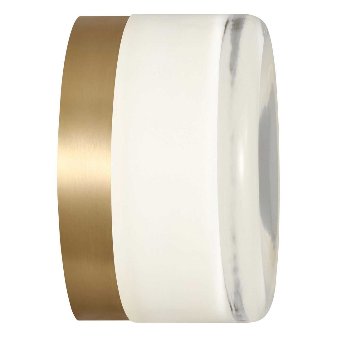 Tatum LED Wall Sconce in Satin Brass Visual Comfort Studio Canada