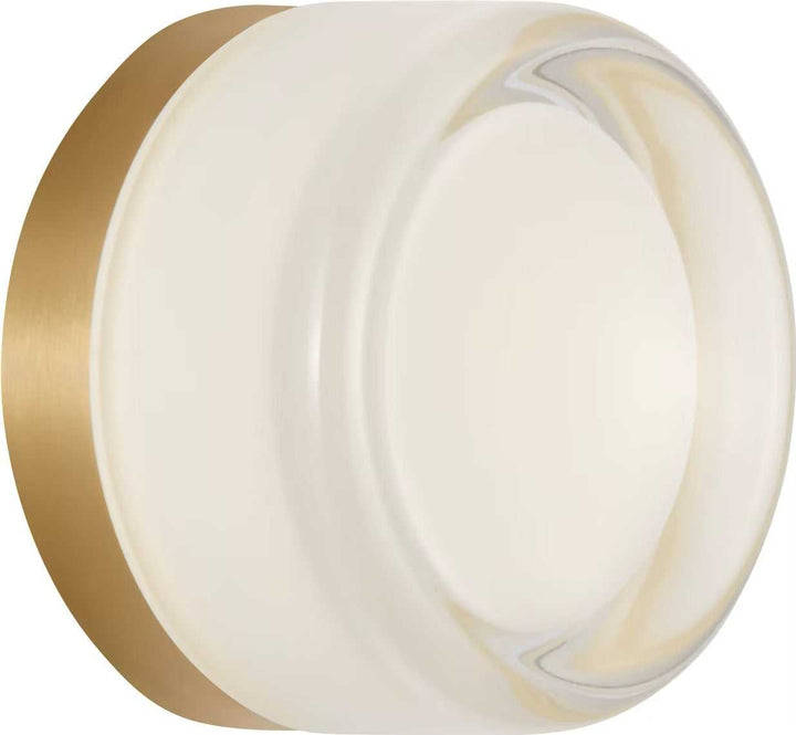 Tatum LED Wall Sconce in Satin Brass Visual Comfort Studio Canada