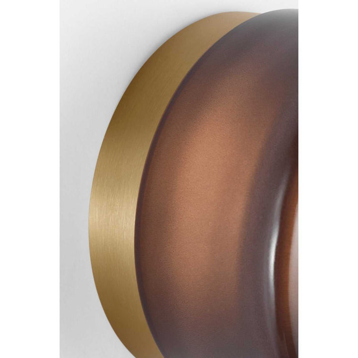 Tatum LED Wall Sconce in Satin Brass Visual Comfort Studio Canada