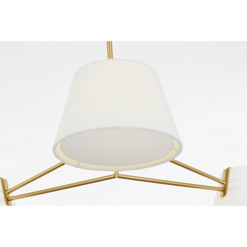Hale Three Light Chandelier in Estate Brass Visual Comfort Studio Canada