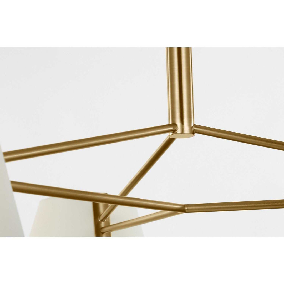 Hale Three Light Chandelier in Estate Brass Visual Comfort Studio Canada