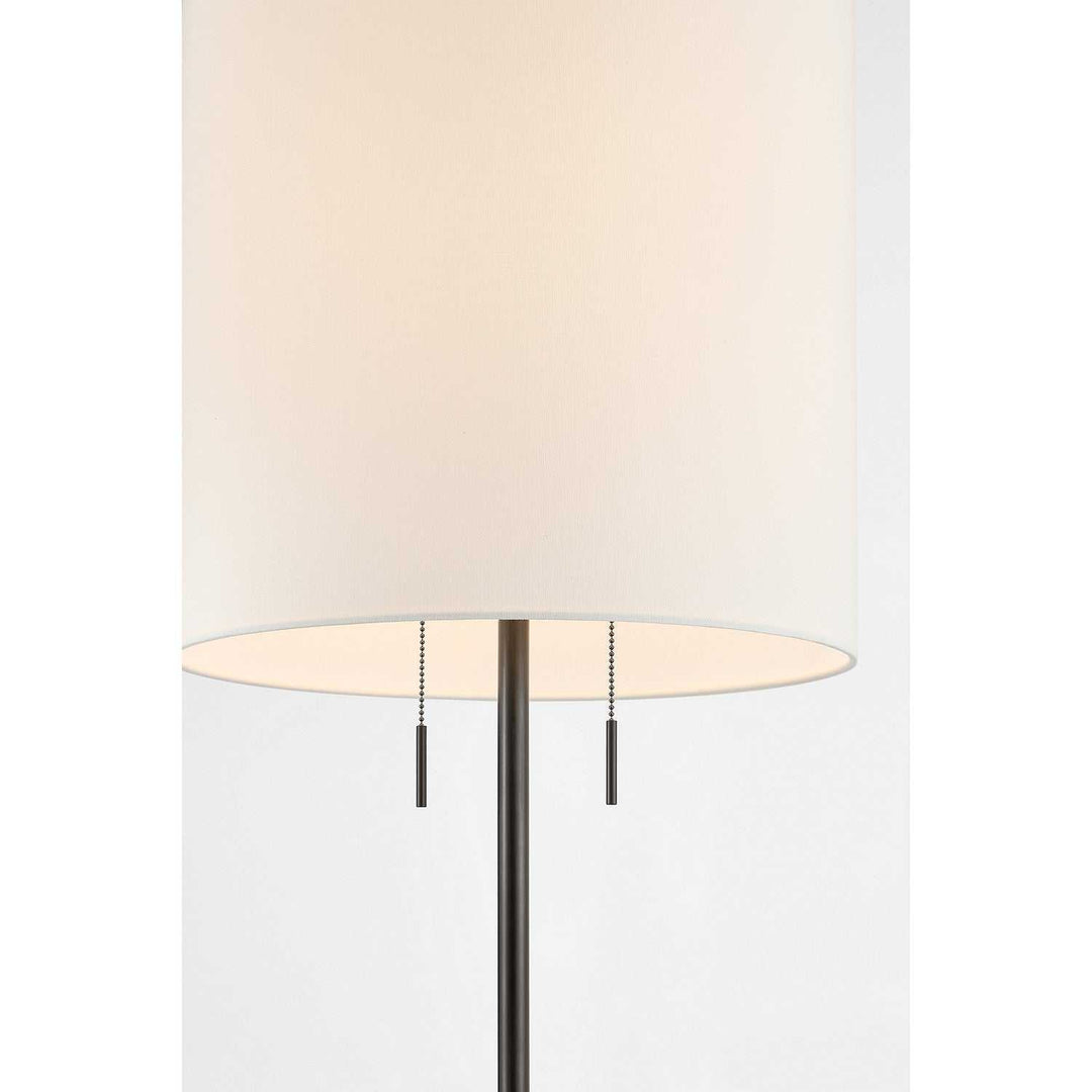 Sayer Two Light Floor Lamp in Aged Iron Visual Comfort Studio Canada
