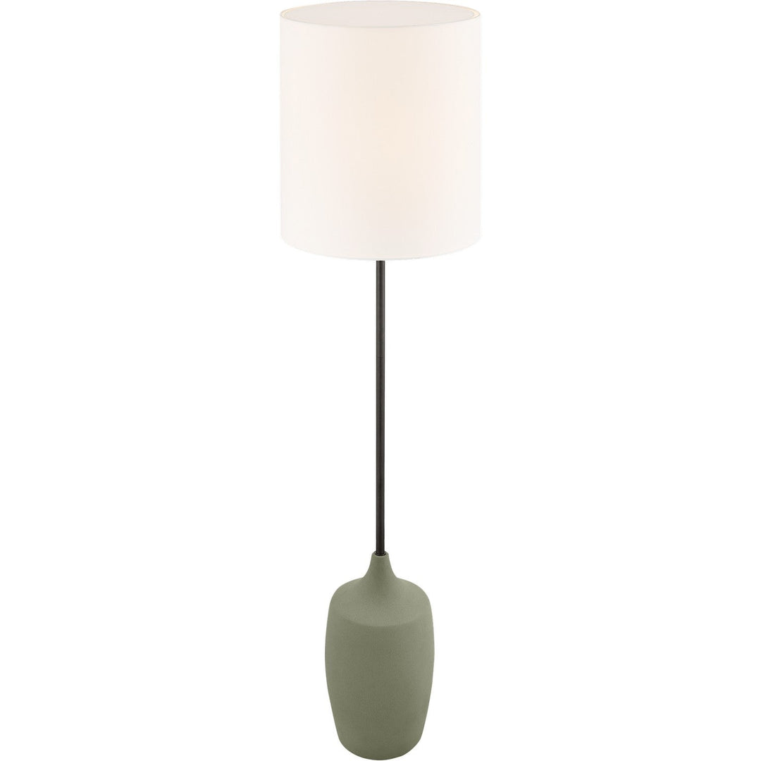 Sayer Two Light Floor Lamp in Aged Iron Visual Comfort Studio Canada
