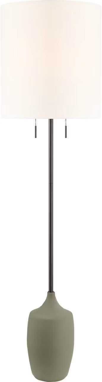 Sayer Two Light Floor Lamp in Aged Iron Visual Comfort Studio Canada