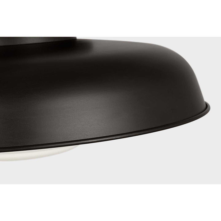 Liora One Light Flush Mount in Aged Iron Visual Comfort Studio Canada