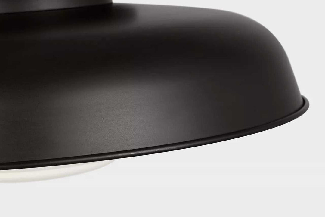 Liora One Light Flush Mount in Aged Iron Visual Comfort Studio Canada