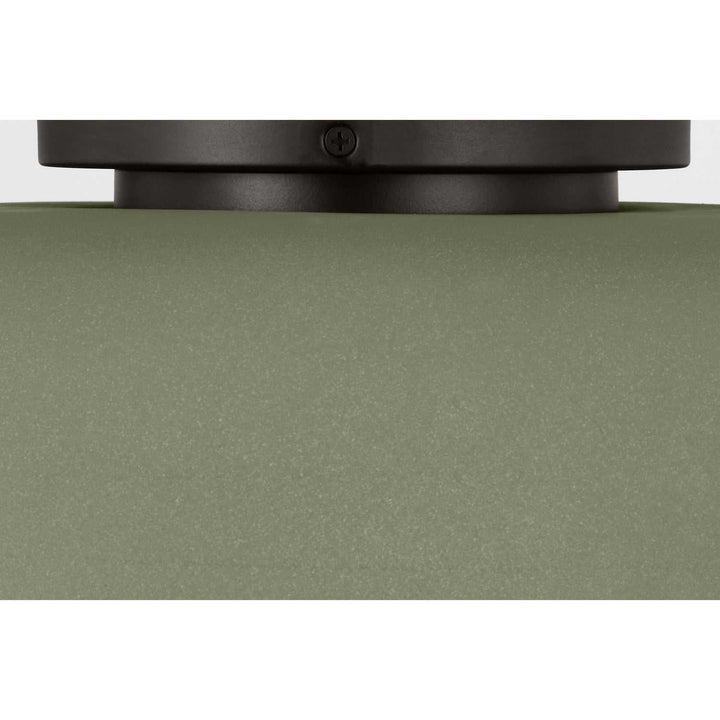 Liora One Light Flush Mount in Aged Iron Visual Comfort Studio Canada