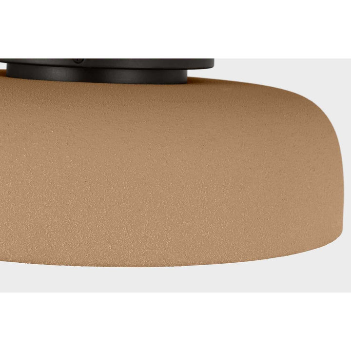 Liora One Light Flush Mount in Aged Iron Visual Comfort Studio Canada