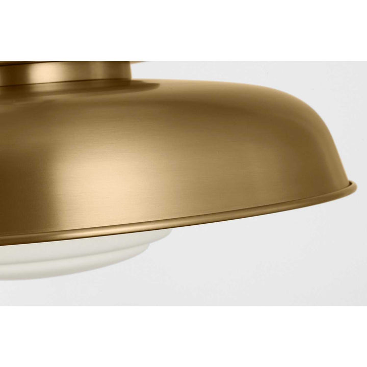 Liora One Light Flush Mount in Estate Brass Visual Comfort Studio Canada