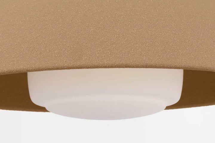 Liora One Light Flush Mount in Estate Brass Visual Comfort Studio Canada