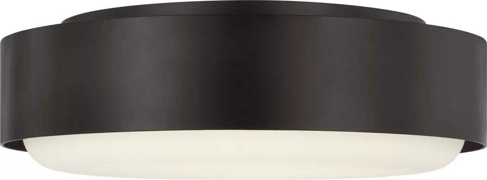 Aurelle Two Light Flush Mount in Aged Iron Visual Comfort Studio Canada