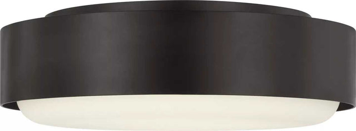 Aurelle Two Light Flush Mount in Aged Iron Visual Comfort Studio Canada