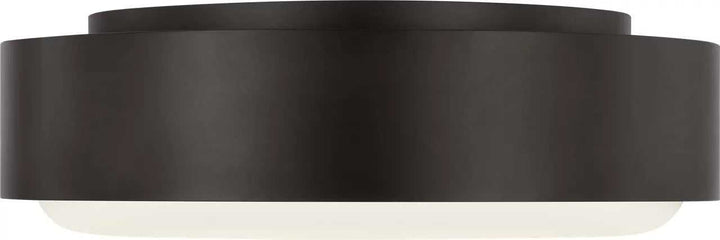 Aurelle Two Light Flush Mount in Aged Iron Visual Comfort Studio Canada