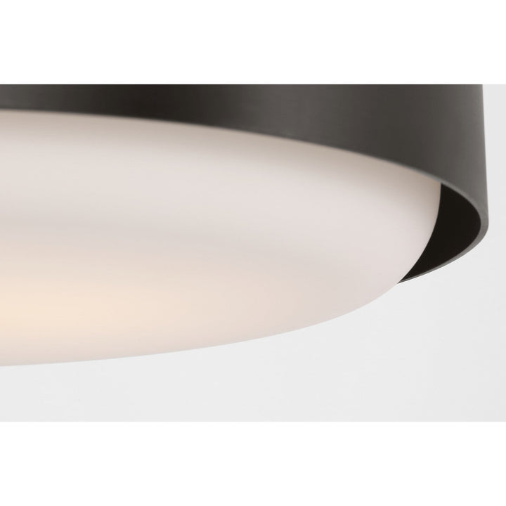 Aurelle Two Light Flush Mount in Aged Iron Visual Comfort Studio Canada