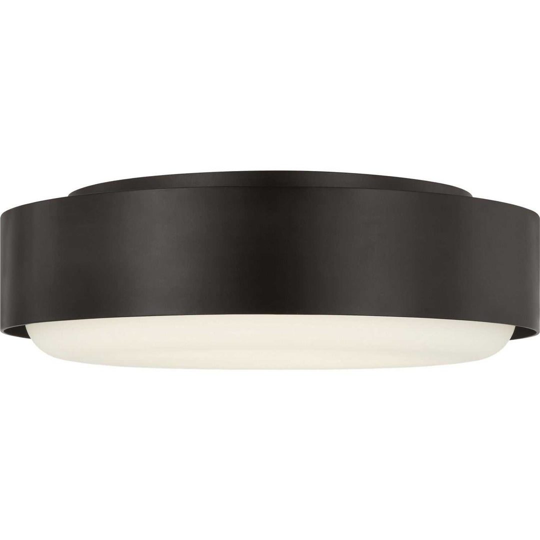 Aurelle Two Light Flush Mount in Aged Iron Visual Comfort Studio Canada