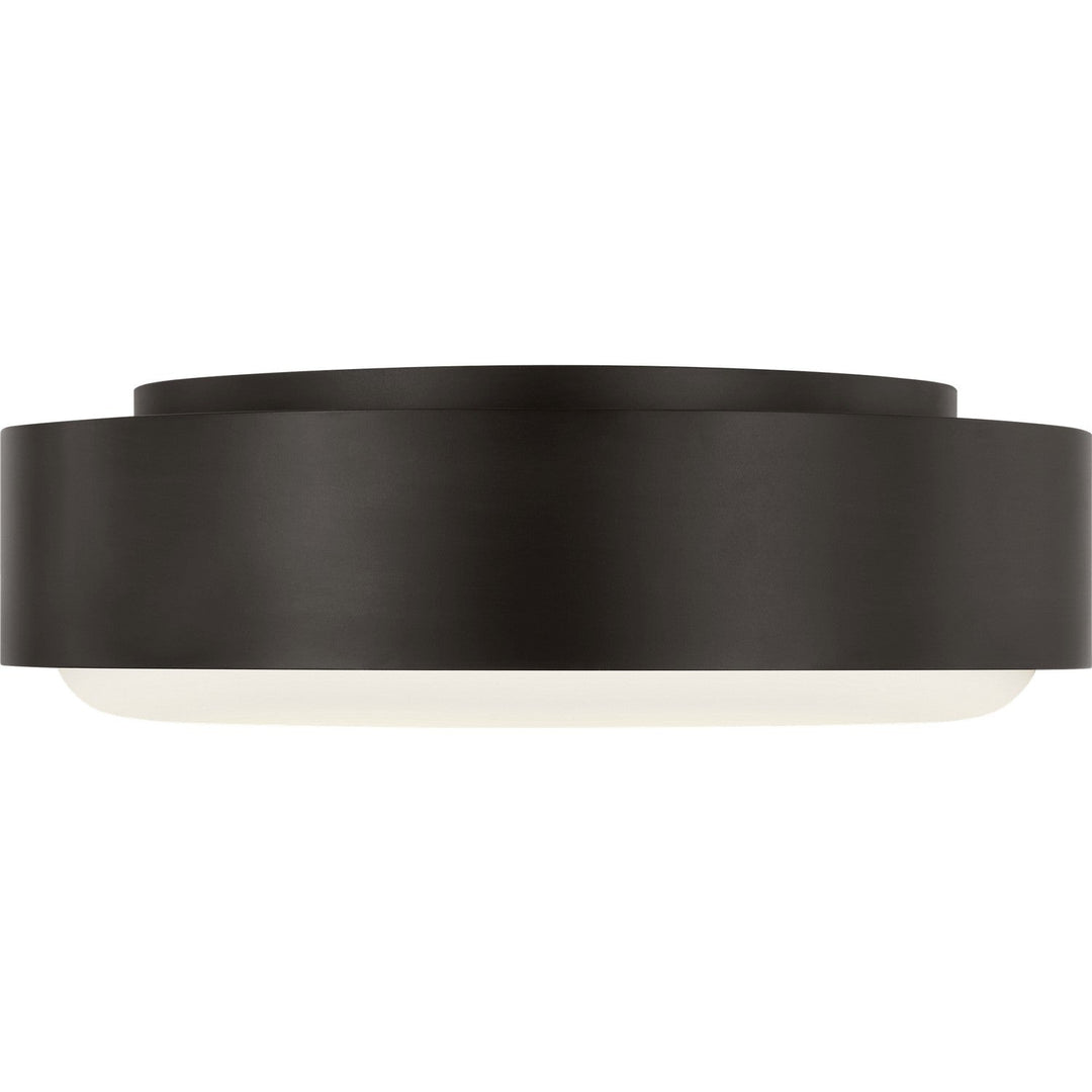 Aurelle Two Light Flush Mount in Aged Iron Visual Comfort Studio Canada