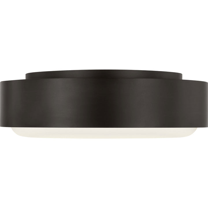 Aurelle Two Light Flush Mount in Aged Iron Visual Comfort Studio Canada