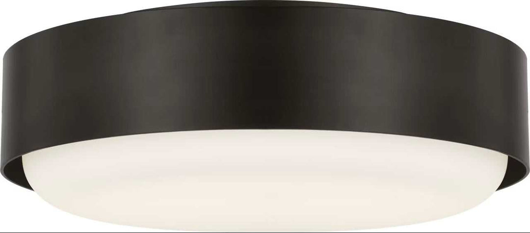 Aurelle Two Light Flush Mount in Aged Iron Visual Comfort Studio Canada
